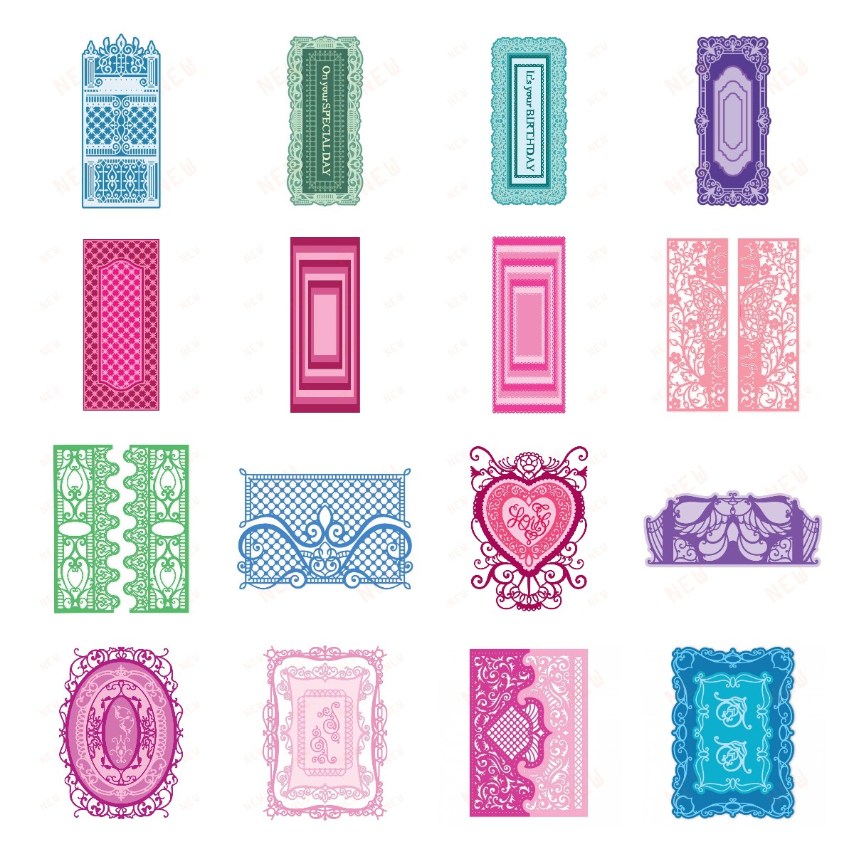 Stencil Cutting Plotter - แม่พิมพ์ที่ตัดลายกระดาษ2023มาใหม่ล่าสุดรูปคู่หูที่เฟื่องฟูทำจากกระดาษสมุดภาพแม่แบบงานฝีมือทำมือ