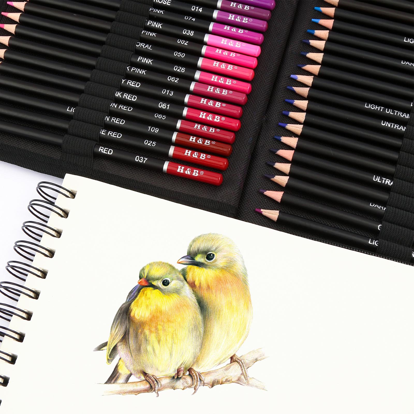 Sketching Charcoal Set - ชุดดินสอถ่านสำหรับวาดภาพระดับพรีเมียม หลากสี สำหรับงานออกแบบศิลปะและภาพเหมือน