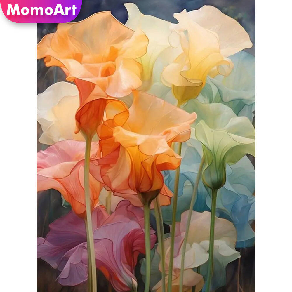 Art Craft Hobbies - Momoart แมวเพชรภาพวาดสัตว์เพชรที่มีสีสันภาพโมเสค Rhinestones Moon Wall Decor
