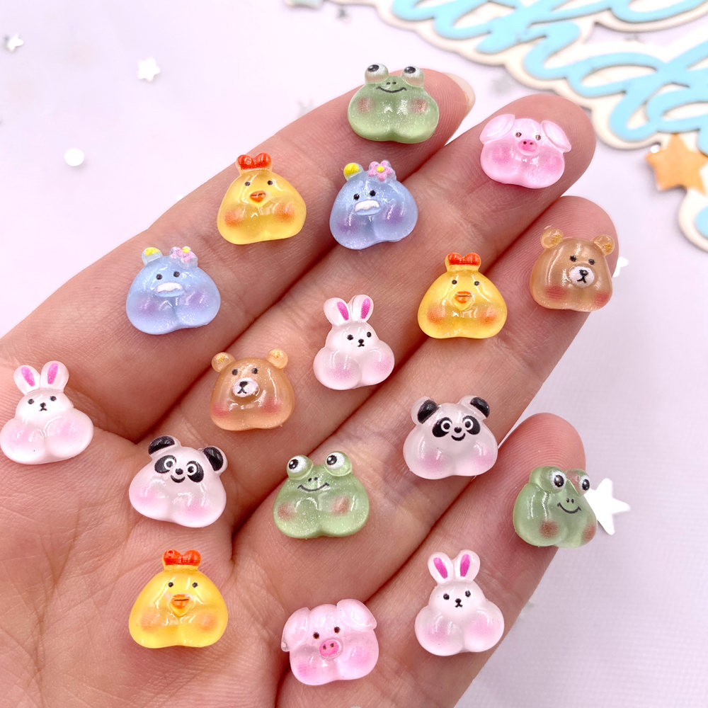 Art Craft Ice Cream - 50 ชิ้นการ์ตูนอาหารของเล่นขวดเครื่องดื่มแมวไอศกรีมช็อกโกแลตเรซิ่นอุปกรณ์เสริมแบนเล็บ Art Rhinestone DIY สมุดภาพหัตถกรรม