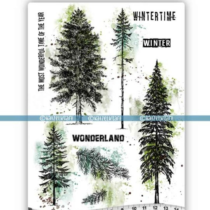 Art Craft Winter - 2022ใหม่ฤดูหนาว Wonderland Clear Seal แสตมป์ DIY