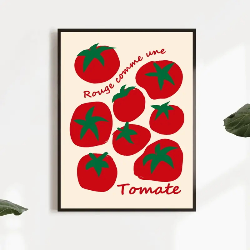 โมเดิร์นสีสันมะเขือเทศสีแดง Wa - Art Craft Kitchen บทวิจารณ์และราคา