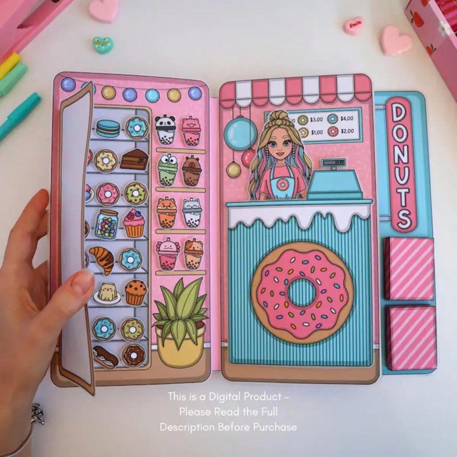 ชุดของเล่นจำลองร้านโดนัท, หนัง - Art Craft House Making บทวิจารณ์และราคา