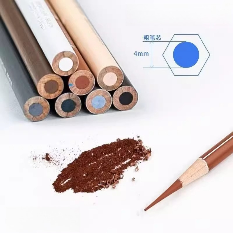 MIYA ดินสอถ่านที่มีสีสัน 8 สีผ - Sketching Charcoal Set บทวิจารณ์และราคา
