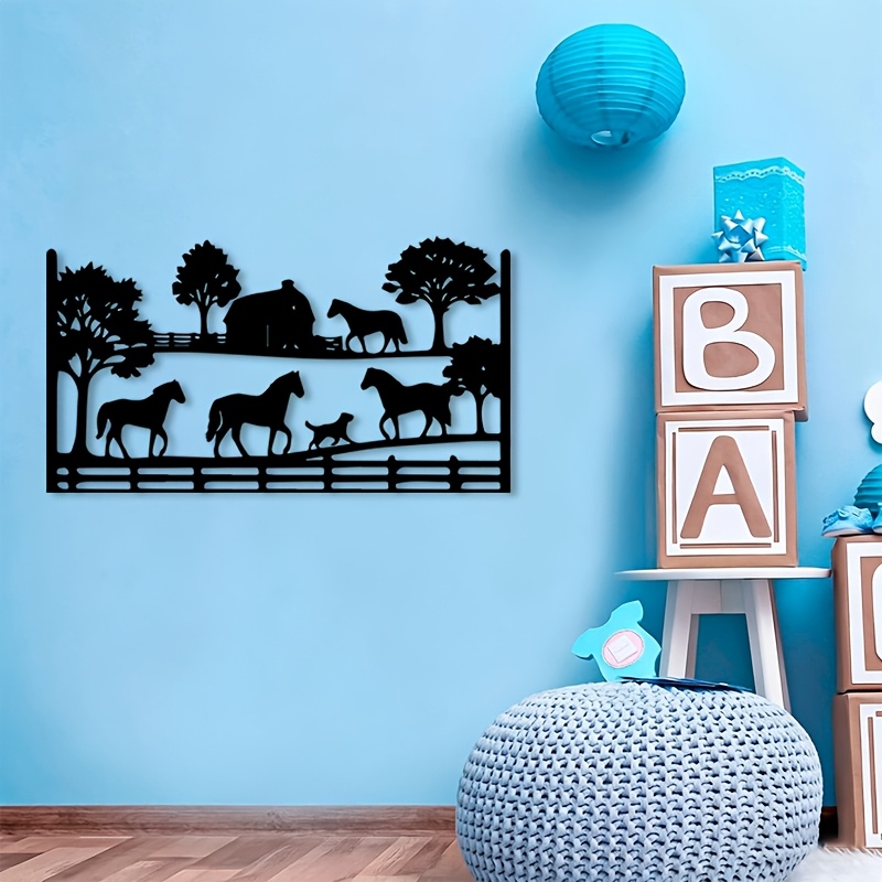 CIFBUY งานศิลปะติดผนังโลหะ รูป - Art Craft Horse บทวิจารณ์และราคา