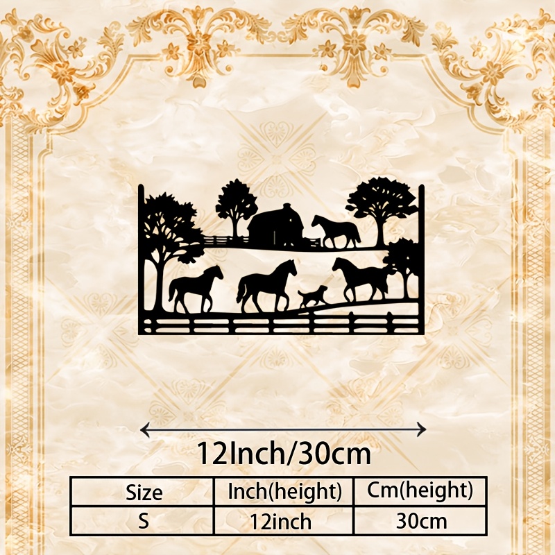 CIFBUY งานศิลปะติดผนังโลหะ รูป - Art Craft Horse บทวิจารณ์และราคา
