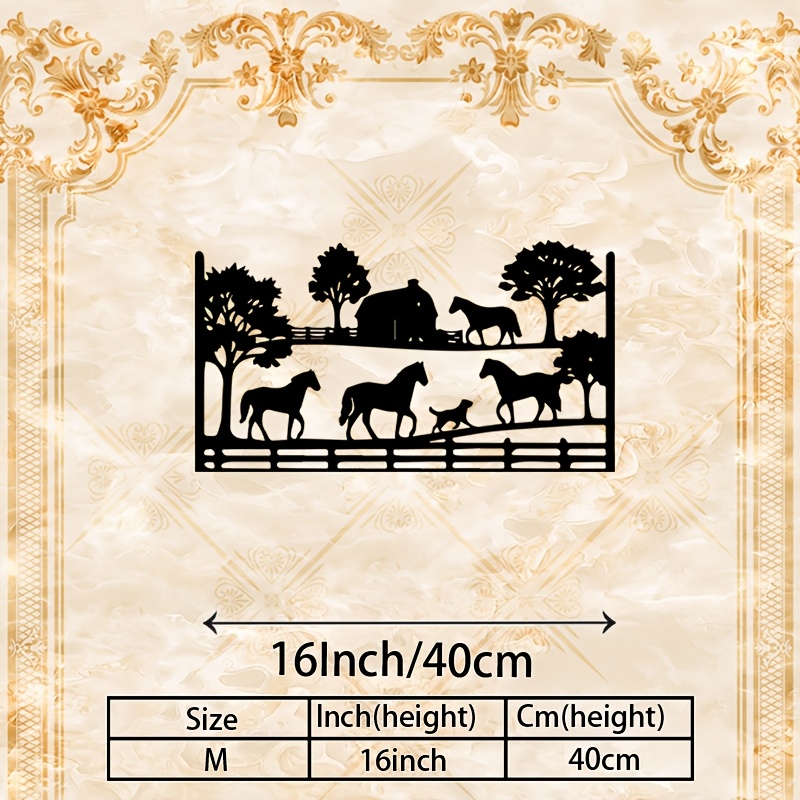 CIFBUY งานศิลปะติดผนังโลหะ รูป - Art Craft Horse บทวิจารณ์และราคา