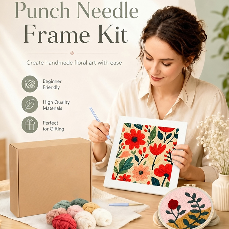 ชุดอุปกรณ์ปักผ้าพร้อมกรอบสำหรั - Art Craft Easy With Paper บทวิจารณ์และราคา