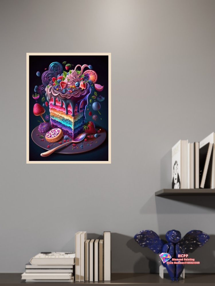 ชุดภาพวาดเพชร 5 มิติ รูปเค้กไอ - Art Craft Ice Cream บทวิจารณ์และราคา