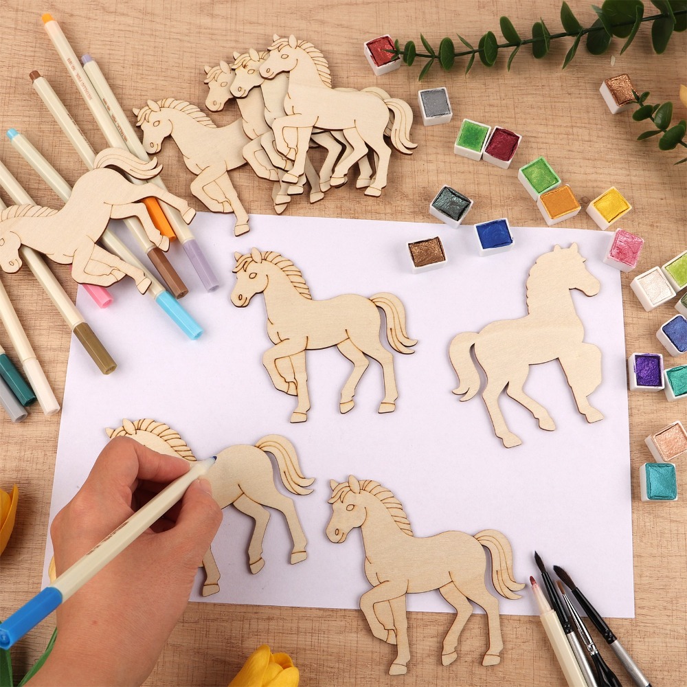 ชุดงานฝีมือไม้รูปม้า 24 ชิ้น แ - Art Craft Horse บทวิจารณ์และราคา