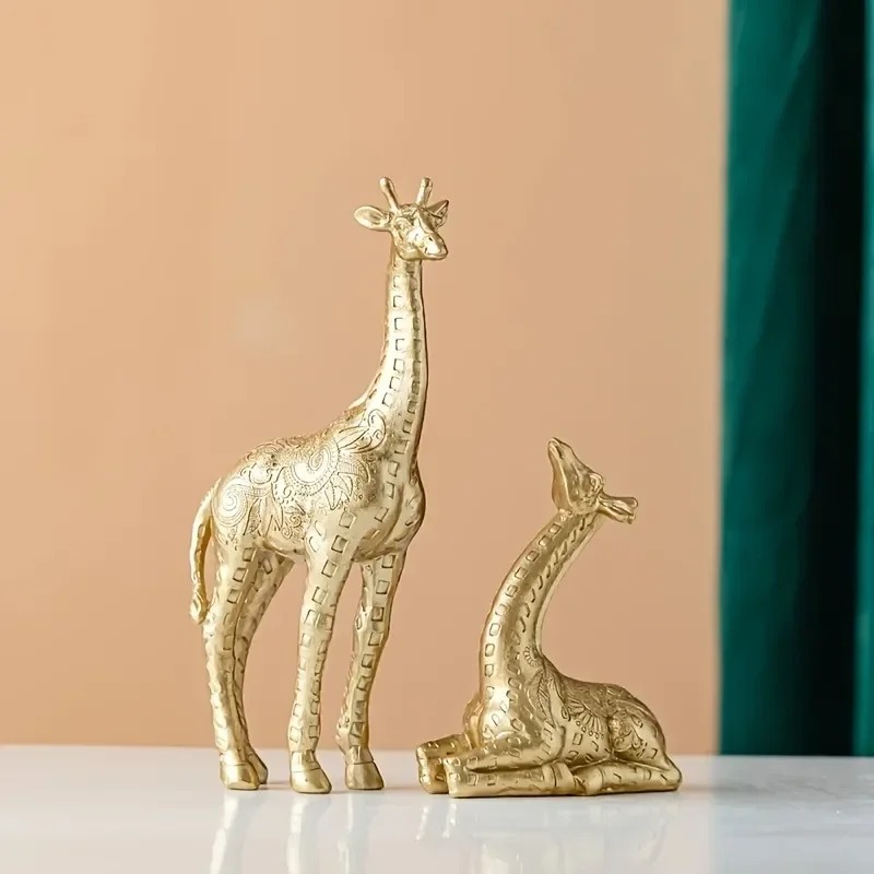 ชุดของตกแต่งรูปยีราฟ 2 ชิ้น/ชุ - Art Craft Display บทวิจารณ์และราคา