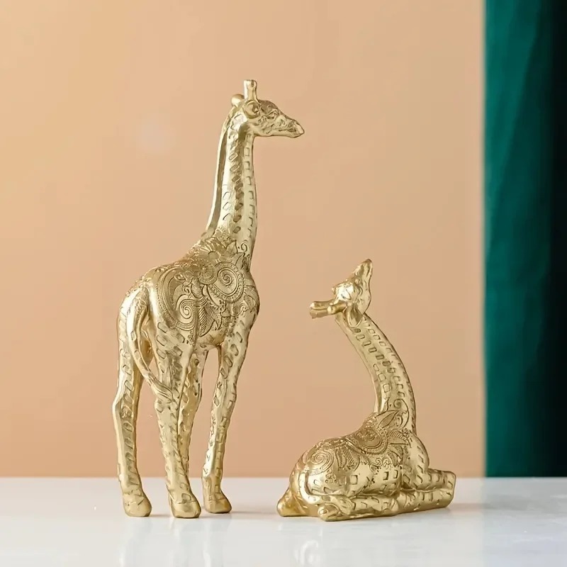 ชุดของตกแต่งรูปยีราฟ 2 ชิ้น/ชุ - Art Craft Display บทวิจารณ์และราคา