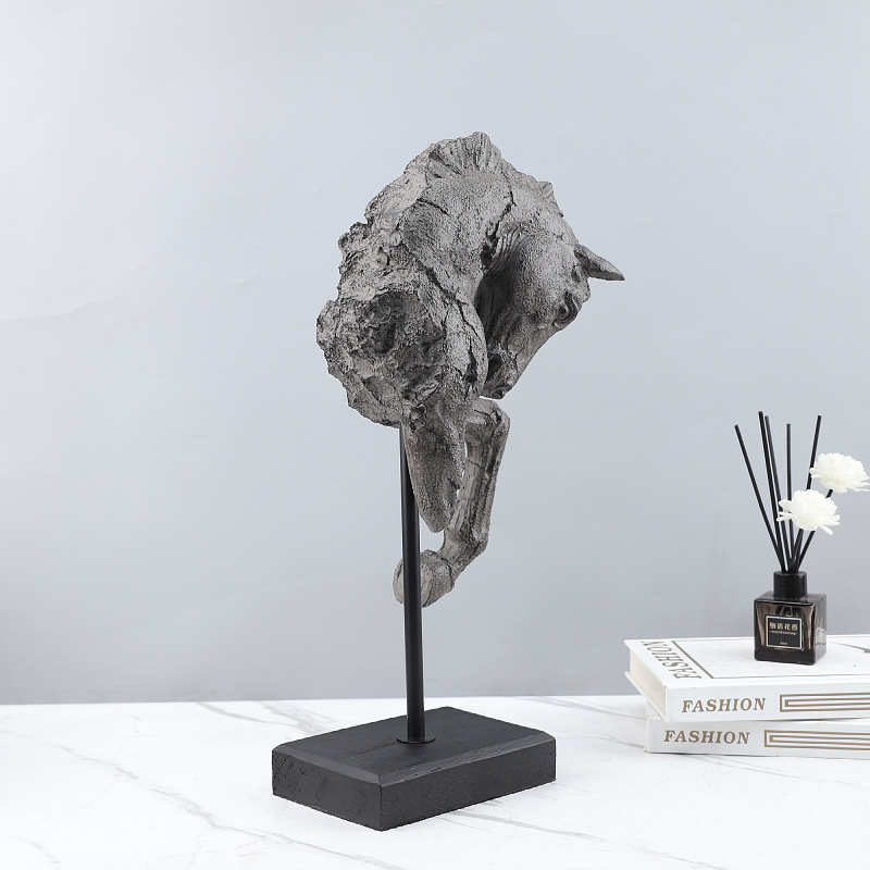 งานฝีมือเรซิ่น รูปปั้นม้าโบราณ - Art Craft Horse บทวิจารณ์และราคา