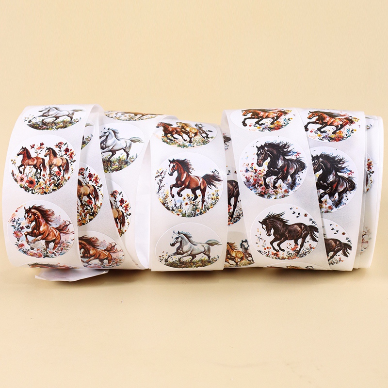 500 ชิ้น/ม้วน สติกเกอร์รูปดอกไ - Art Craft Items บทวิจารณ์และราคา