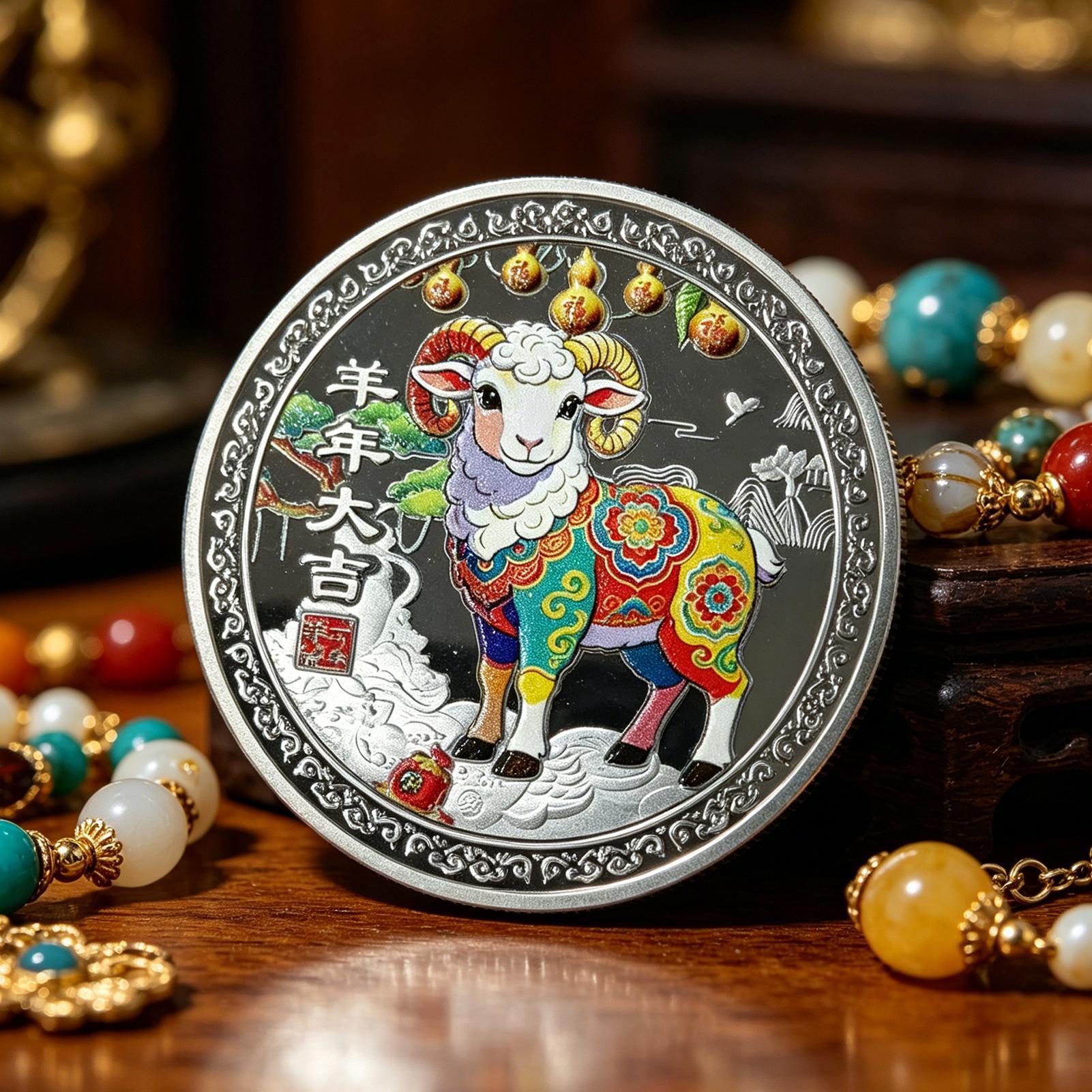 เหรียญที่ระลึกปีแพะ 2027 เหรีย - Art Craft Display บทวิจารณ์และราคา