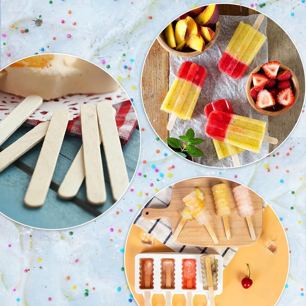 ไม้ไอศกรีมธรรมชาติ 210 ชิ้น สำ - Art Craft Ice Cream บทวิจารณ์และราคา