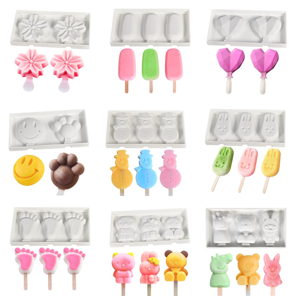 รูปร่างต่างๆ Ice Cream ซิลิโคน - Art Craft Ice Cream บทวิจารณ์และราคา