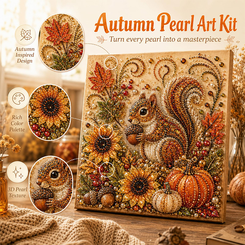 ชุดงานศิลปะเพชร DIY ลายภาพวาดฤ - Art And Craft Autumn บทวิจารณ์และราคา