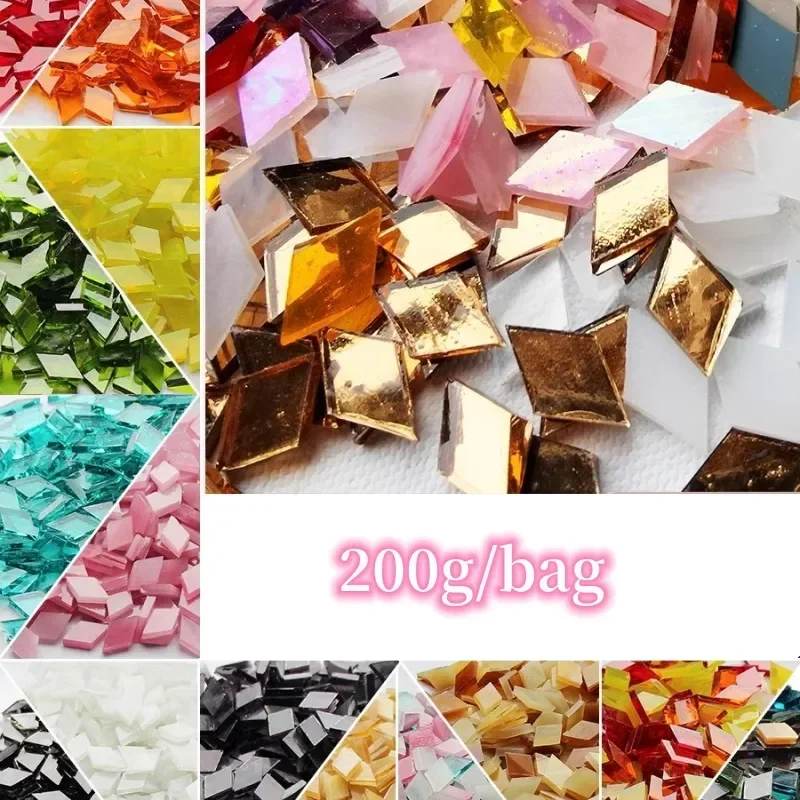 200g เพชรรูปร่างโมเสคกระเบื้อง - Art Craft Hobbies บทวิจารณ์และราคา