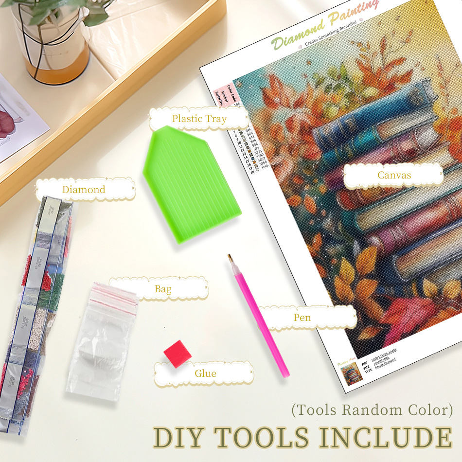 ชุดภาพวาดเพชร RUOPOTY สำหรับตก - Art Craft Room Ideas บทวิจารณ์และราคา