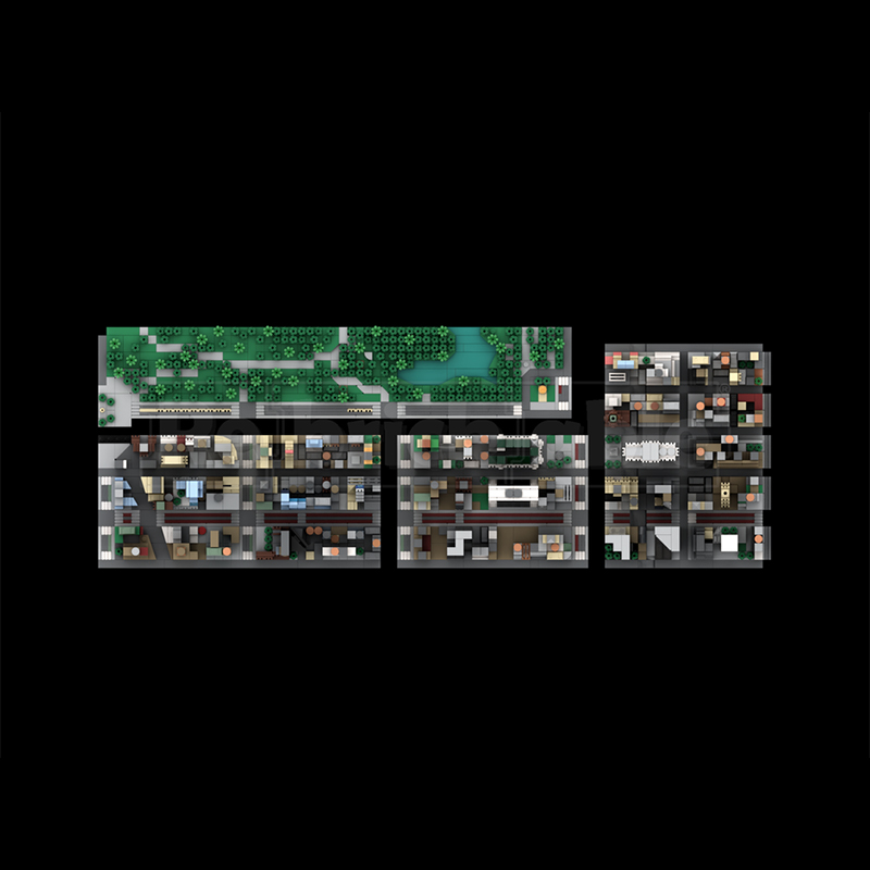 4313 ชิ้น MOC Central Park Bil - Art Craft Nyc บทวิจารณ์และราคา