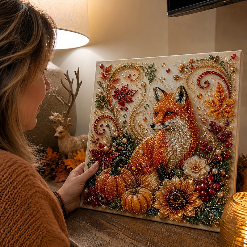ชุดวาดภาพไข่มุกฤดูใบไม้ร่วง น่ - Art And Craft Autumn บทวิจารณ์และราคา