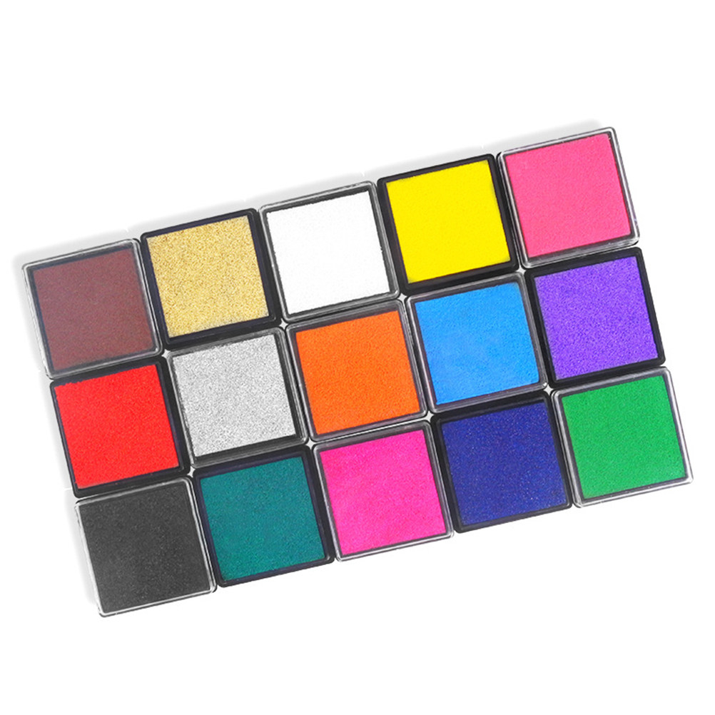1 ชุด 15 สี - หมึกนิ้วละลายน้ำ - Art Craft Easy With Paper บทวิจารณ์และราคา