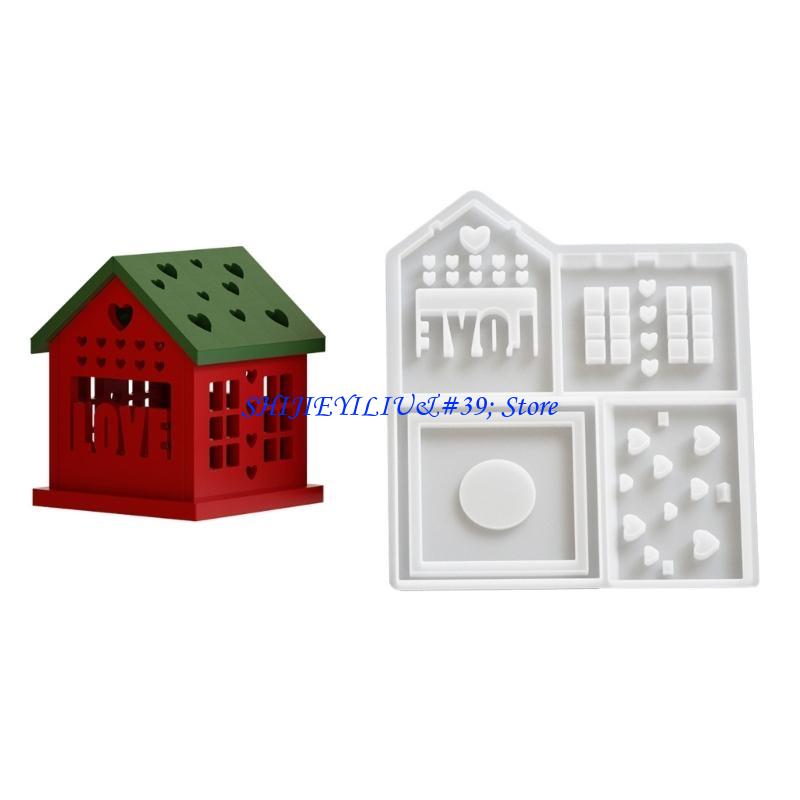 E21F บ้านซิลิโคนแม่พิมพ์เรซิ่น - Art Craft House Making บทวิจารณ์และราคา