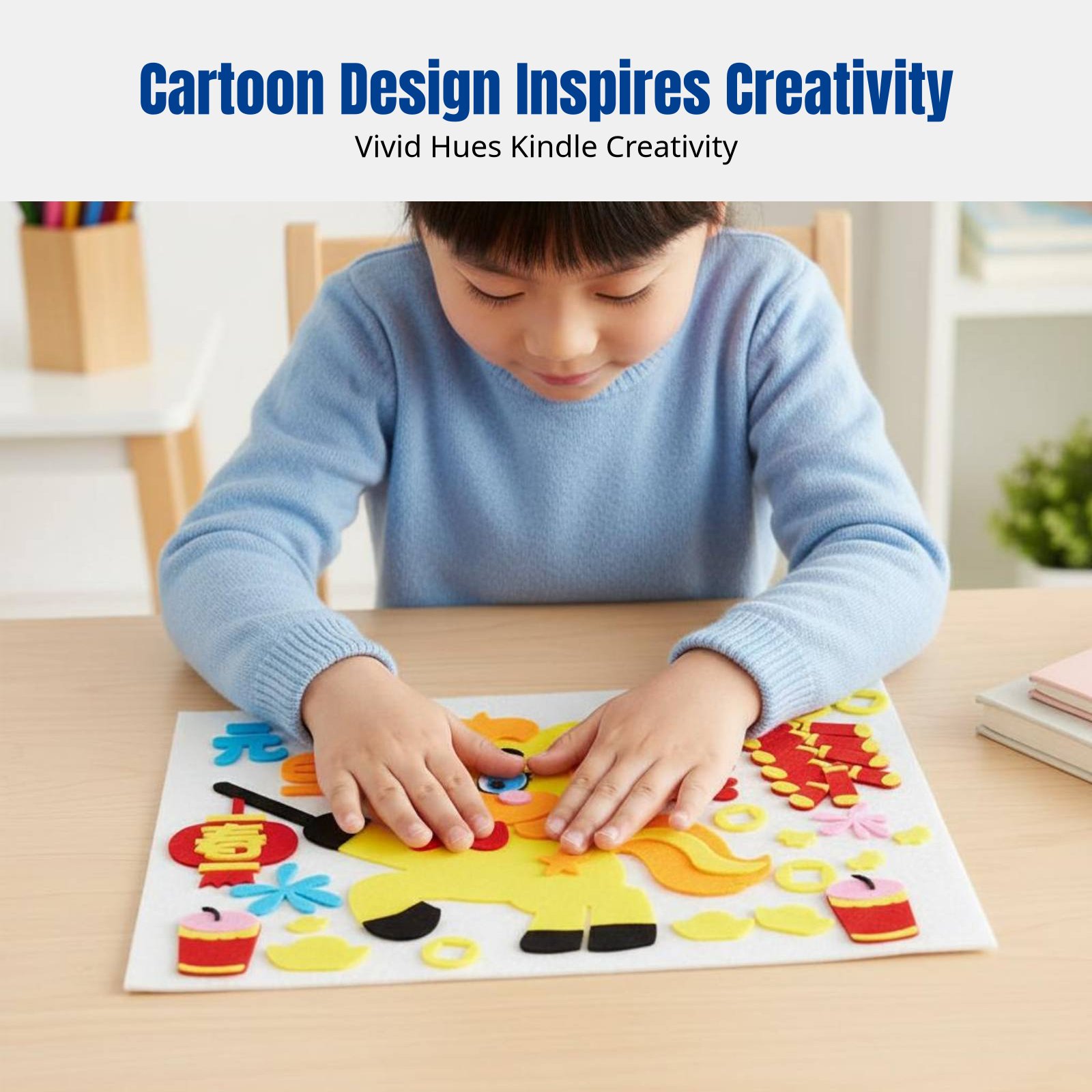 สติกเกอร์ศิลปะผ้า DIY ปีใหม่ 2 - Art Craft Horse บทวิจารณ์และราคา