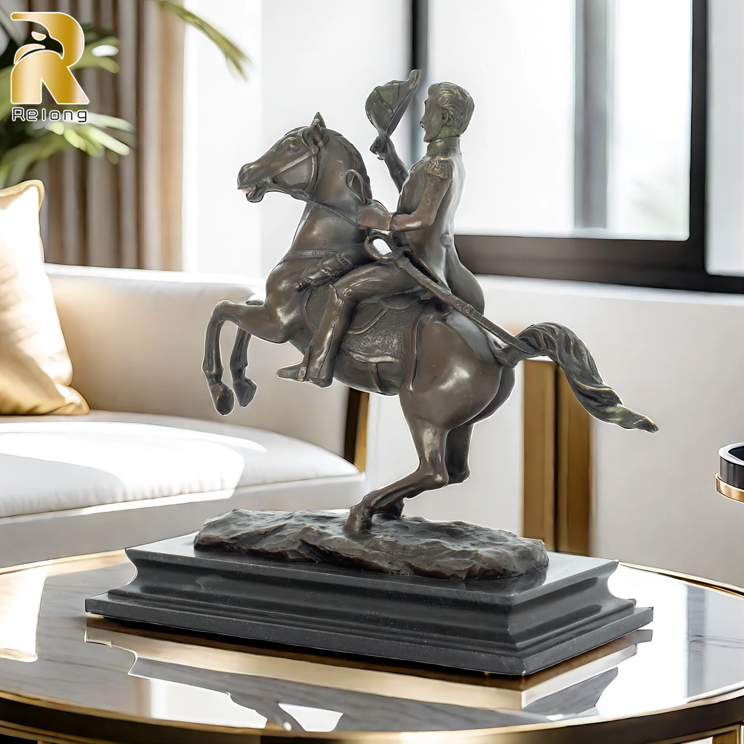 Bronze Ridding Horse ประติมากร - Art Craft Horse บทวิจารณ์และราคา
