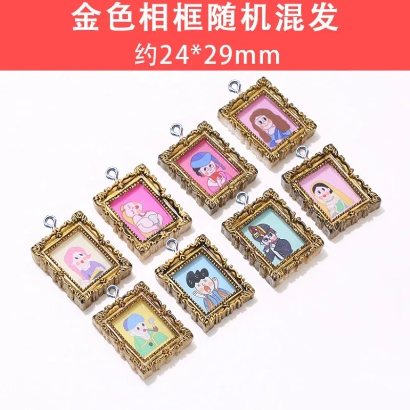 จี้รูปกรอบรูปเรซิ่นวินเทจแบบแบ - Art Craft Items บทวิจารณ์และราคา