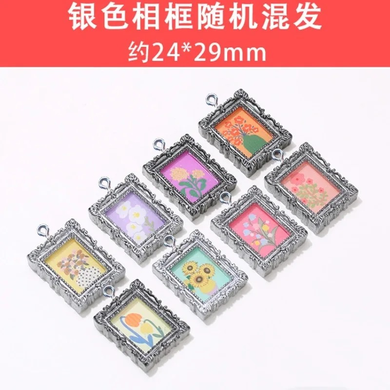 จี้รูปกรอบรูปเรซิ่นวินเทจแบบแบ - Art Craft Items บทวิจารณ์และราคา