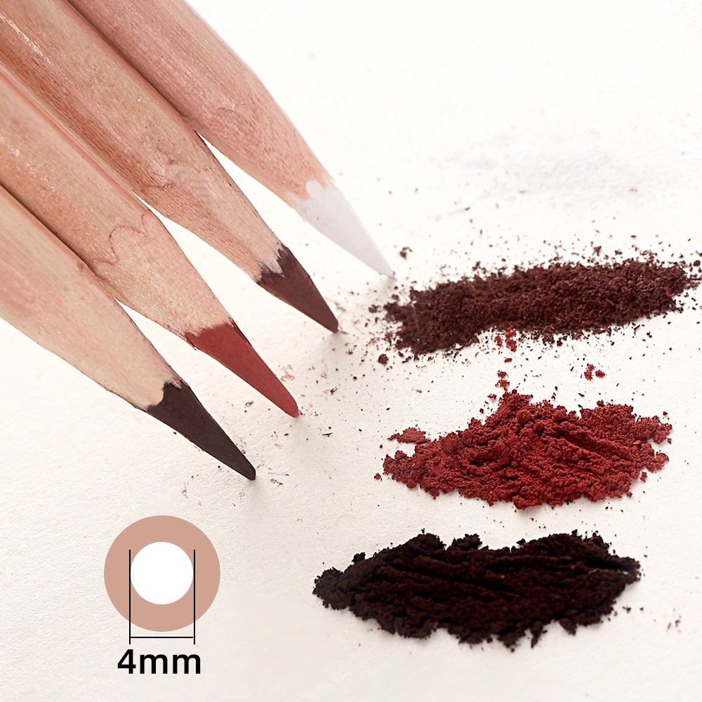 4 ชิ้น Professional Sketch ดิน - Sketching Charcoal Set บทวิจารณ์และราคา
