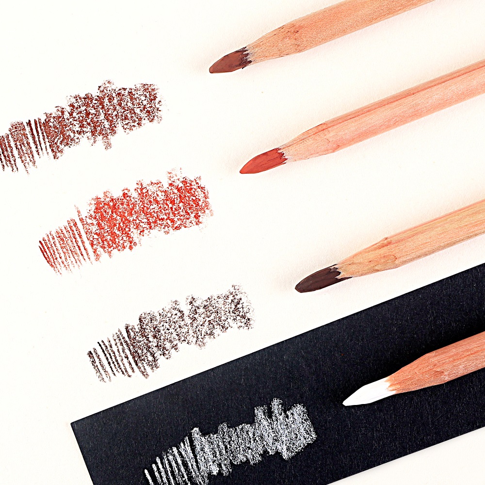 4 ชิ้น Professional Sketch ดิน - Sketching Charcoal Set บทวิจารณ์และราคา