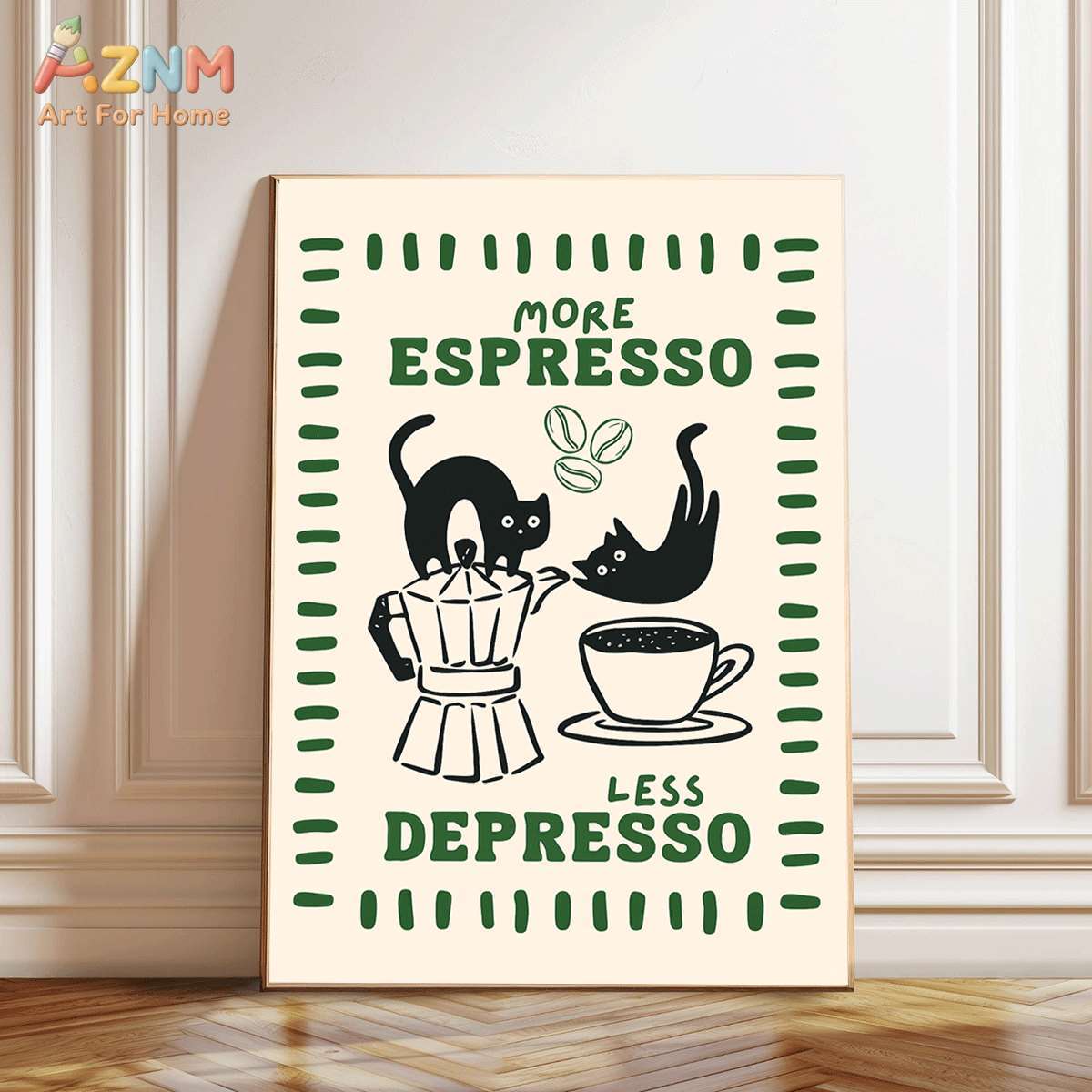 AZNM More Espresso Less Depres - Art Craft Kitchen บทวิจารณ์และราคา