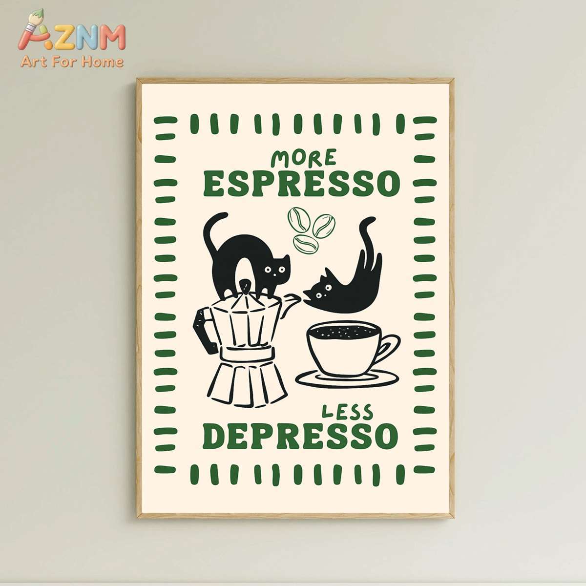AZNM More Espresso Less Depres - Art Craft Kitchen บทวิจารณ์และราคา