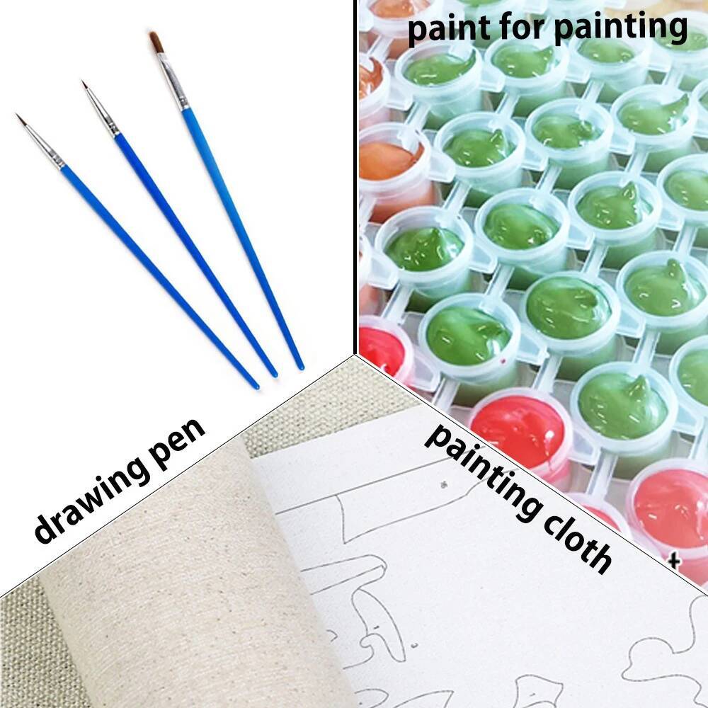 ชุดระบายสีตามตัวเลข 1 ชิ้น ขนา - Art And Craft Autumn บทวิจารณ์และราคา
