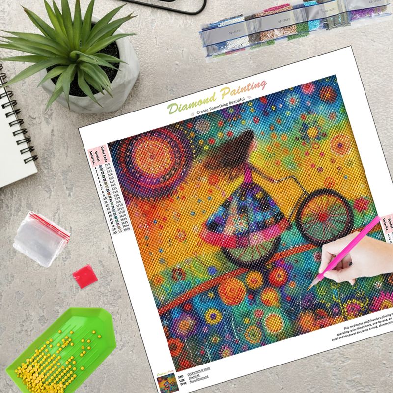 RUOPOTY ภาพวาดเพชรตกแต่งห้องนั - Art Craft Room Ideas บทวิจารณ์และราคา