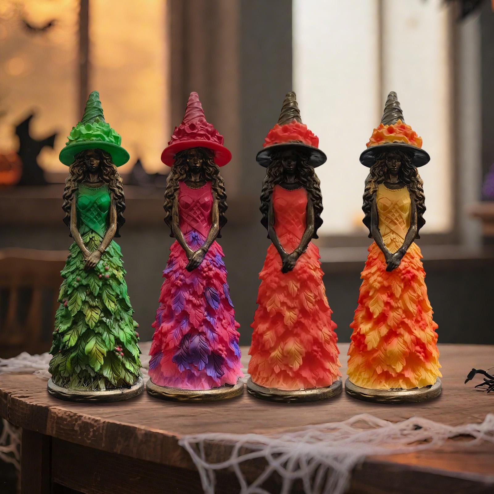 รูปปั้นแม่มด ตกแต่งฮาโลวีน สไต - Art And Craft Autumn บทวิจารณ์และราคา