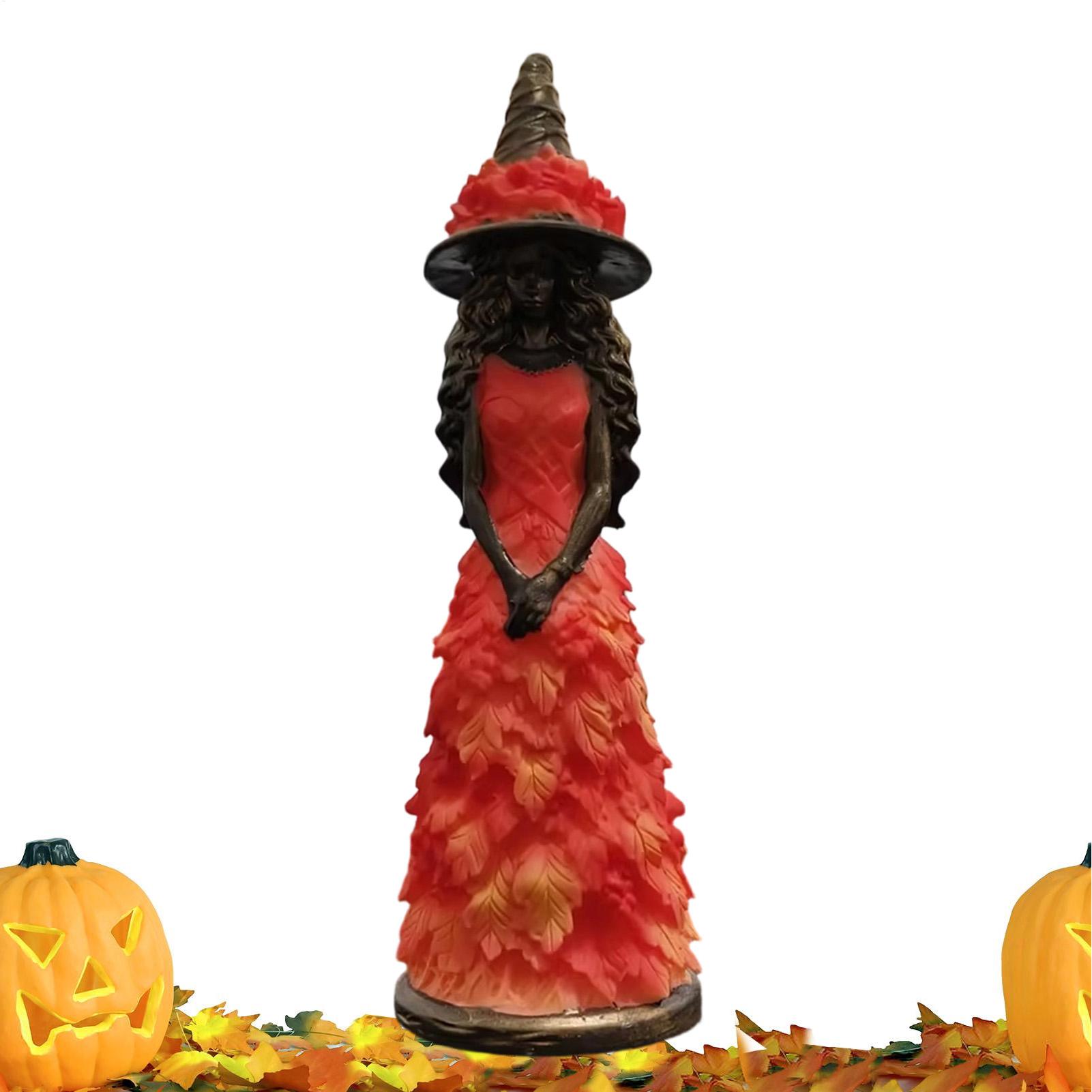 รูปปั้นแม่มด ตกแต่งฮาโลวีน สไต - Art And Craft Autumn บทวิจารณ์และราคา