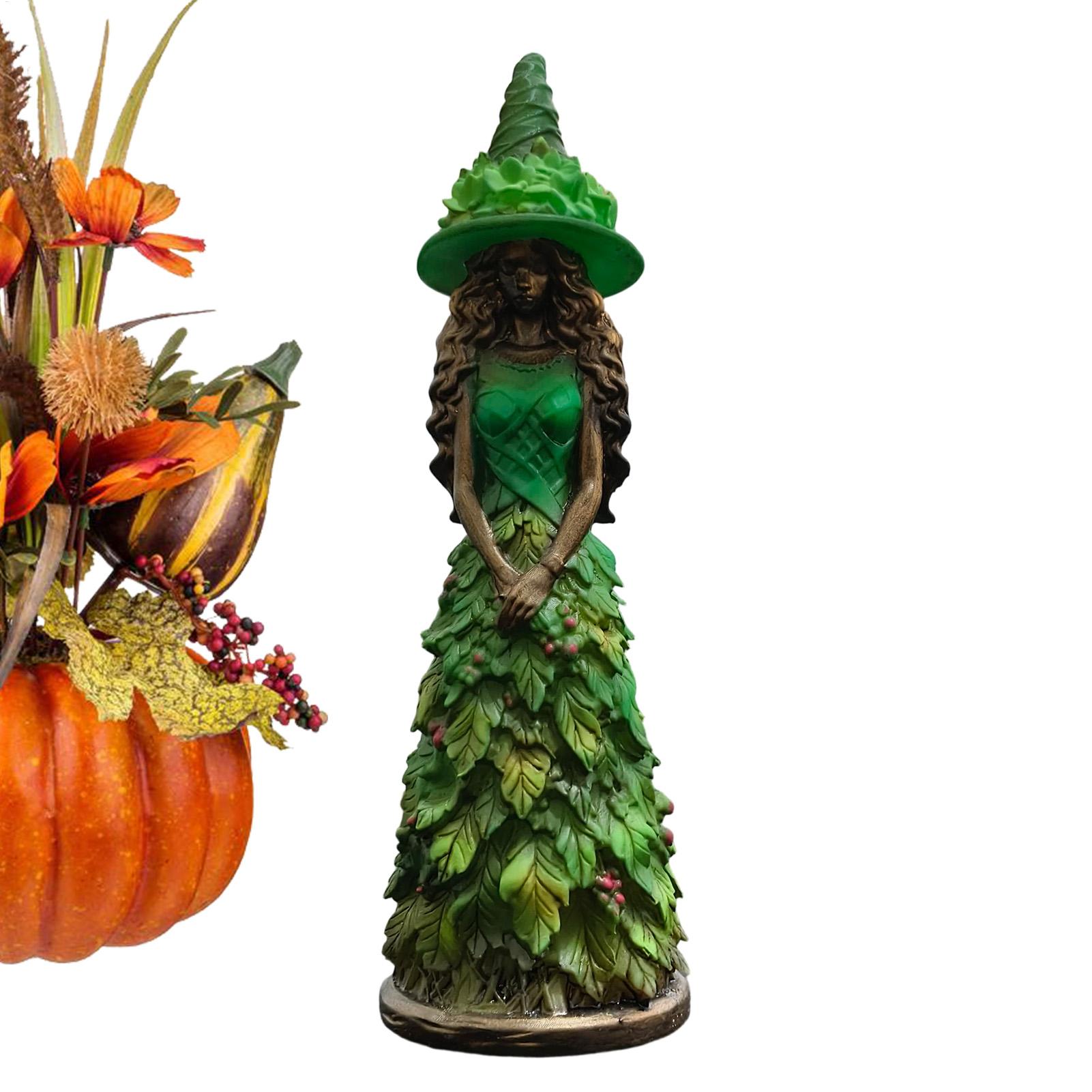 รูปปั้นแม่มด ตกแต่งฮาโลวีน สไต - Art And Craft Autumn บทวิจารณ์และราคา
