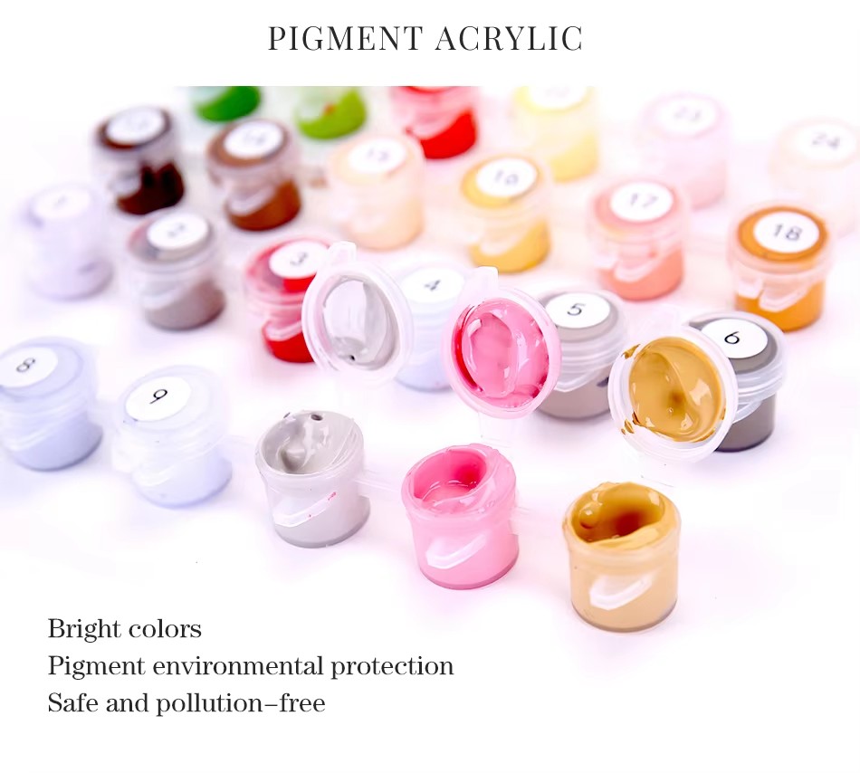 GATYZTORY ชุดระบายสีตามตัวเลขส - Art Craft Ideas For Adults บทวิจารณ์และราคา