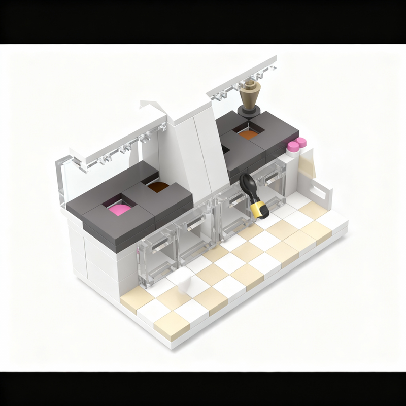 104 ชิ้น โมเดลเคาน์เตอร์ไอศกรี - Art Craft Ice Cream บทวิจารณ์และราคา
