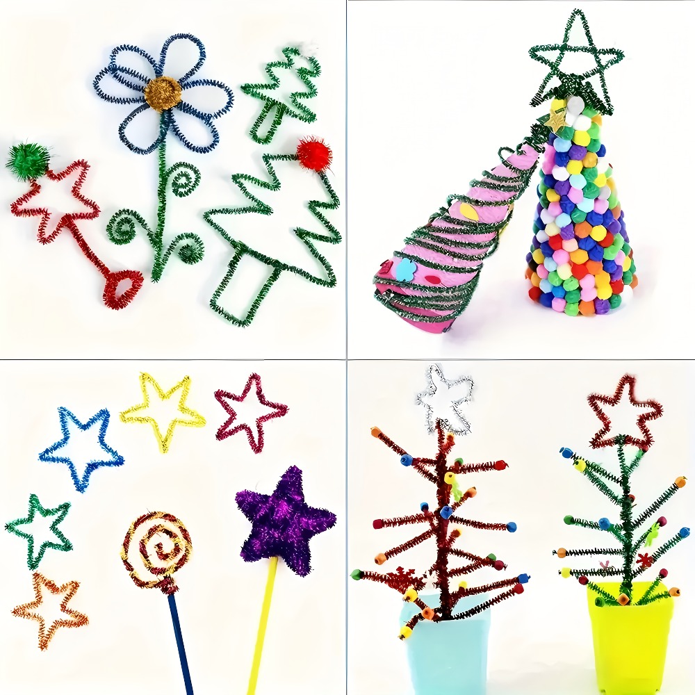 100 ชิ้น ลวดตกแต่งแบบมีประกาย  - Art Craft House Making บทวิจารณ์และราคา