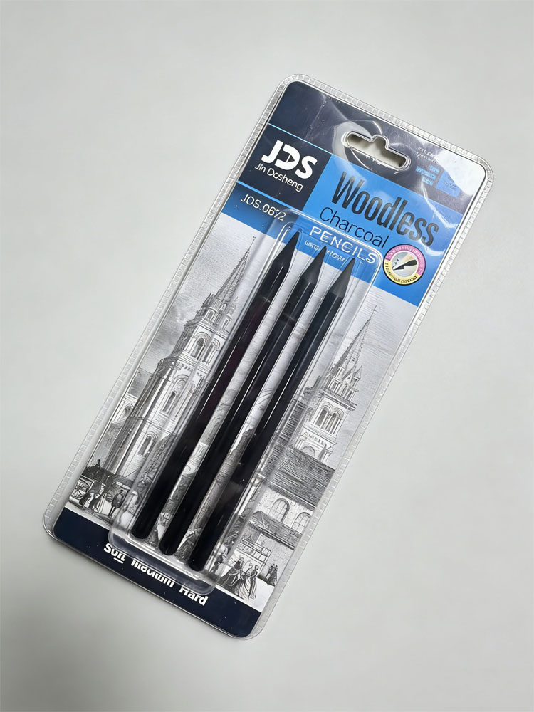 ดินสอถ่านไม้เนื้อนุ่ม/ปานกลาง/ - Sketching Charcoal Set บทวิจารณ์และราคา