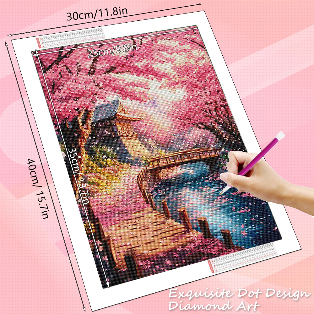 ภาพวาดเพชร HUACAN ลายทิวทัศน์บ - Art Craft Hobbies บทวิจารณ์และราคา