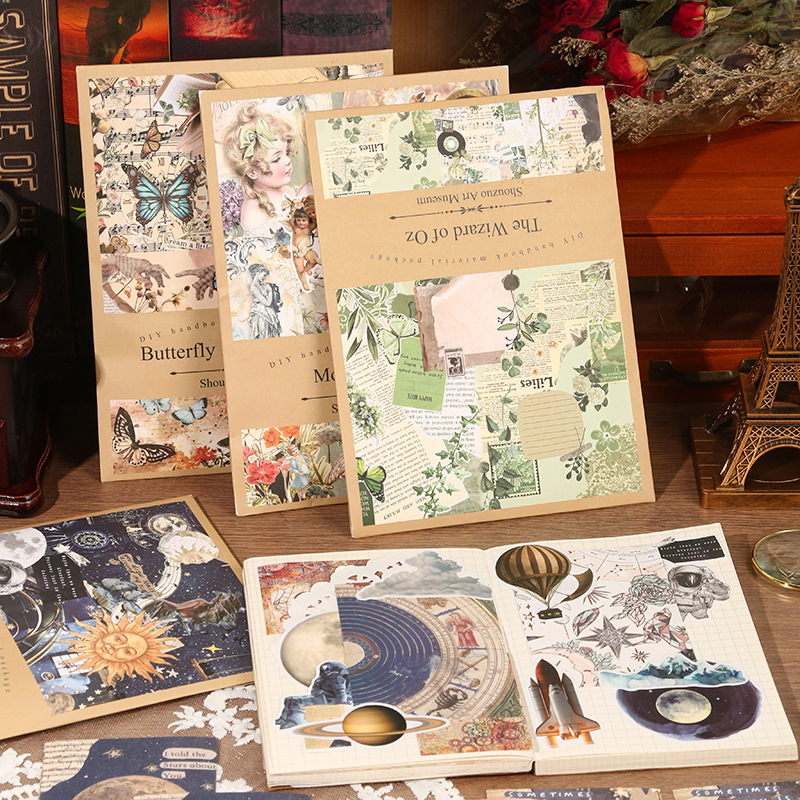 กระดาษอาร์ตวินเทจ 100 แผ่น ชุด - Art Craft Gallery บทวิจารณ์และราคา