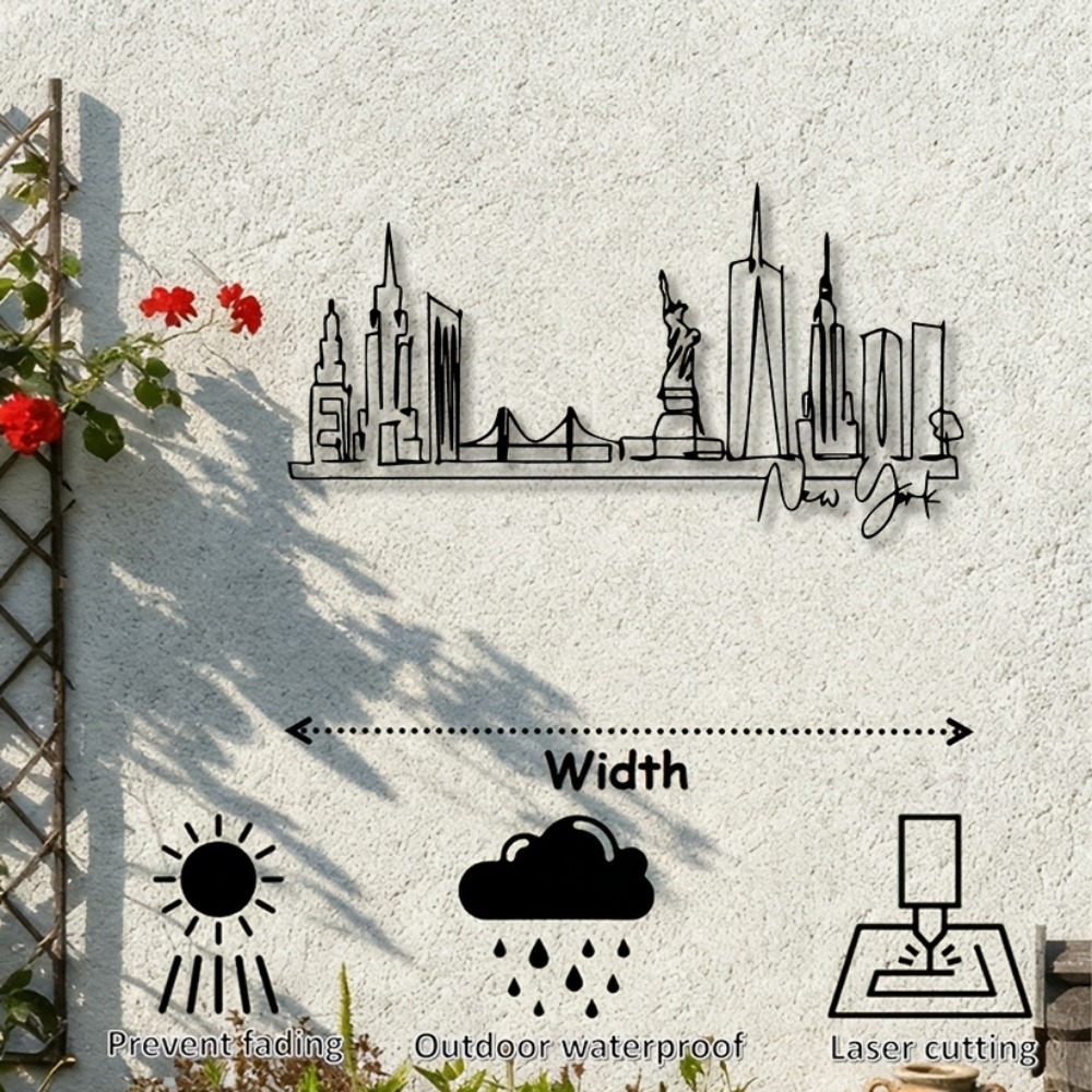CIFBUY งานศิลปะติดผนังโลหะ รูป - Art Craft Nyc บทวิจารณ์และราคา