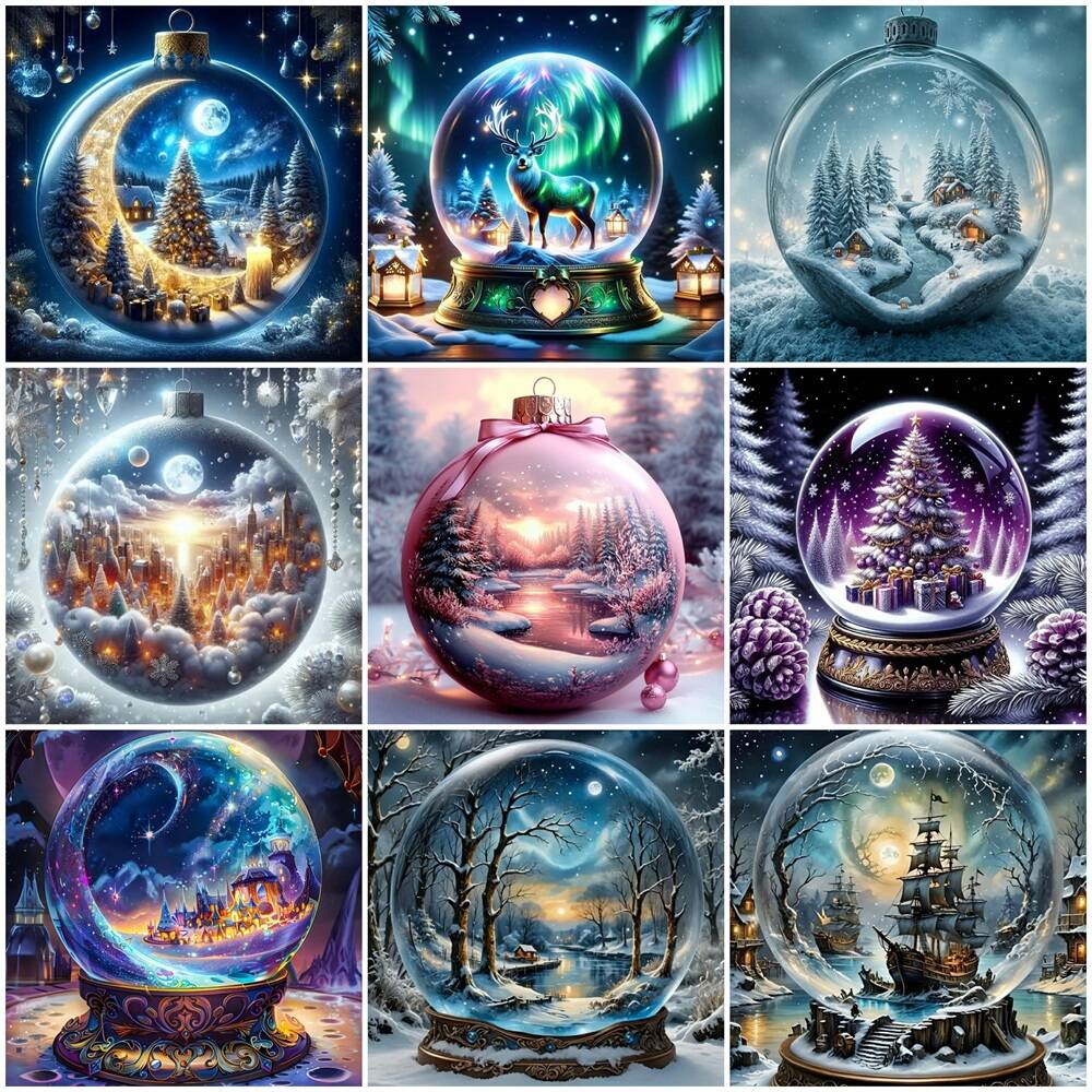 EverShine 5Dเพชรภาพวาดสุนัขแมว - Art Craft Winter บทวิจารณ์และราคา