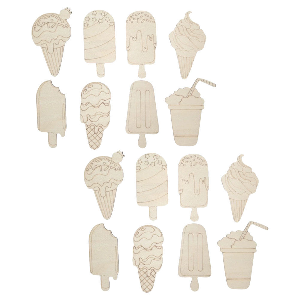 ชุดงานฝีมือไม้สำหรับทำไอศกรีม  - Art Craft Ice Cream บทวิจารณ์และราคา